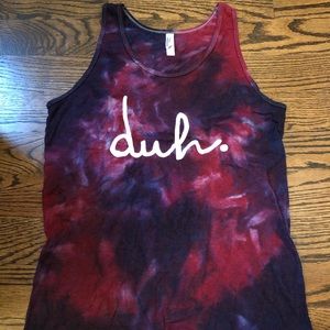 Custom dyed adult Rags tank